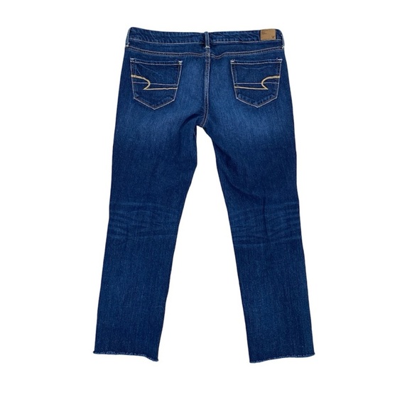 American Eagle Woman’s Skinny, Raw Hem,  Jeans, Size 14 Long - Picture 3 of 7